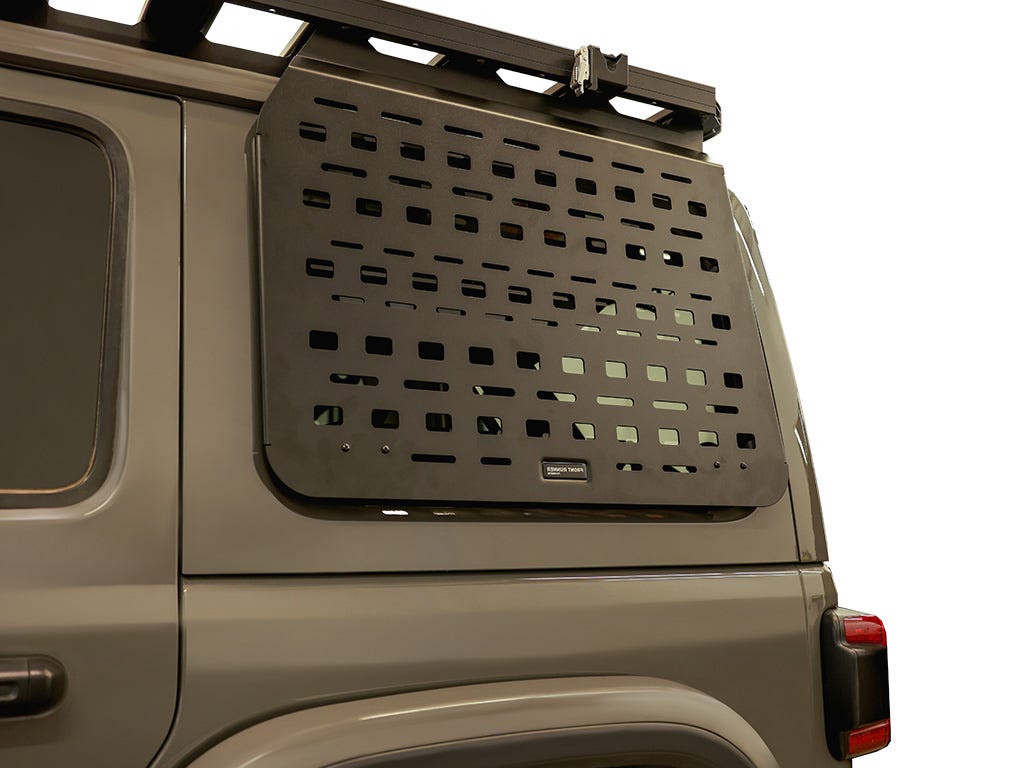 Jeep Wrangler JLU 4 Door Exterior Rear Window Molle Panel Kit / LHS Front Runner