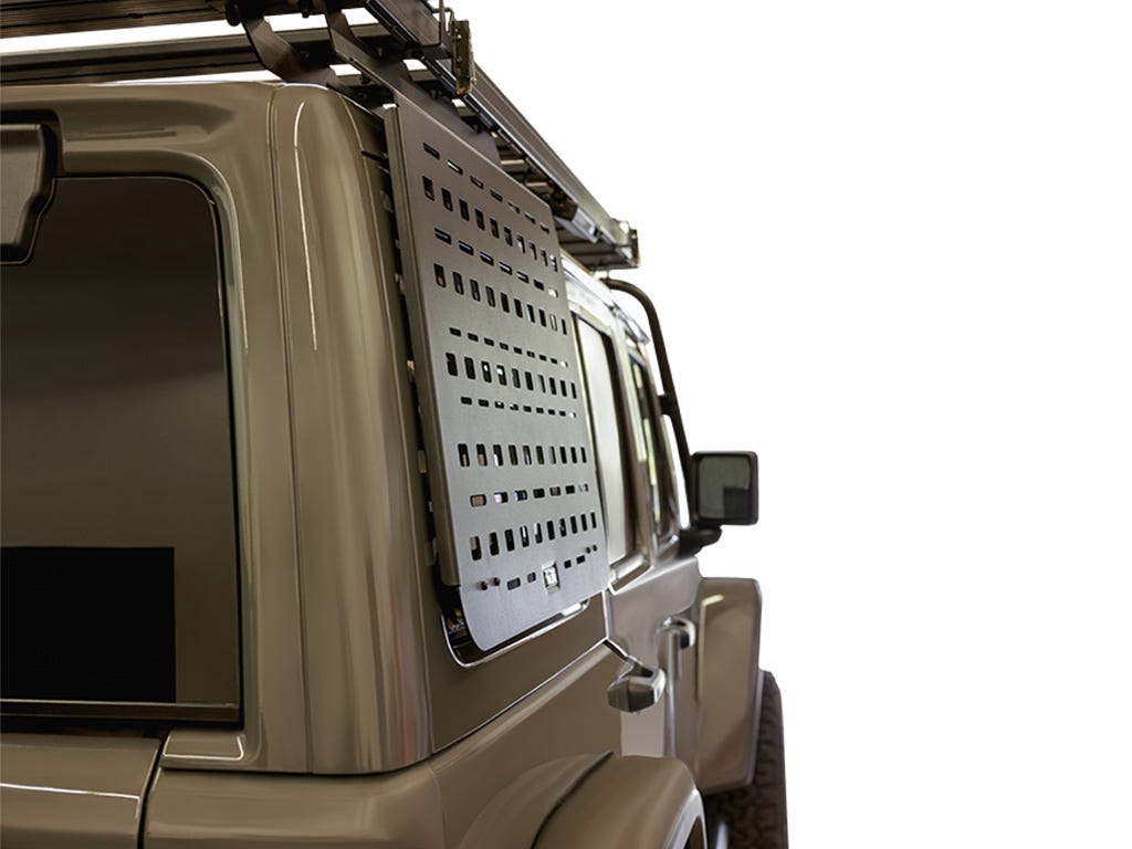 Jeep Wrangler JLU 4 Door Exterior Rear Window Molle Panel Kit / RHS Front Runner
