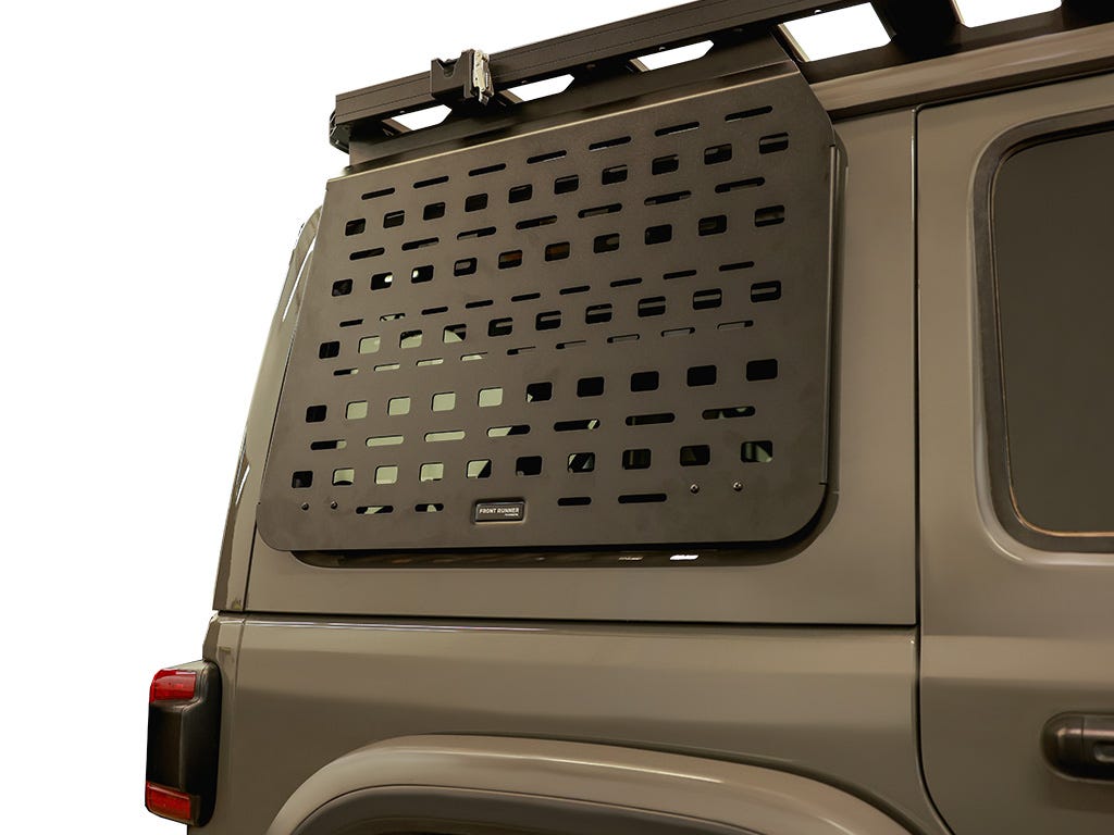 Jeep Wrangler JLU 4 Door Exterior Rear Window Molle Panel Kit / RHS Front Runner