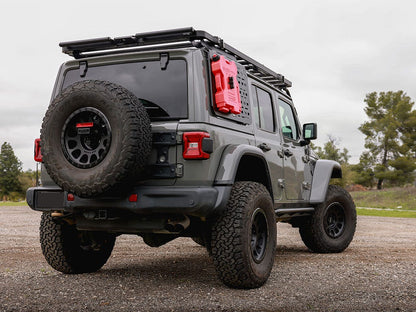 Jeep Wrangler JLU 4 Door Exterior Rear Window Molle Panel Kit / RHS Front Runner