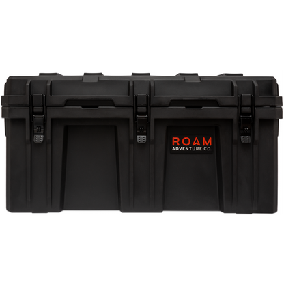 ROAM 160L Rugged Case - heavy-duty storage box shown in black