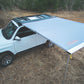 Wide rooftop awning shown on a Toyota 4Runner