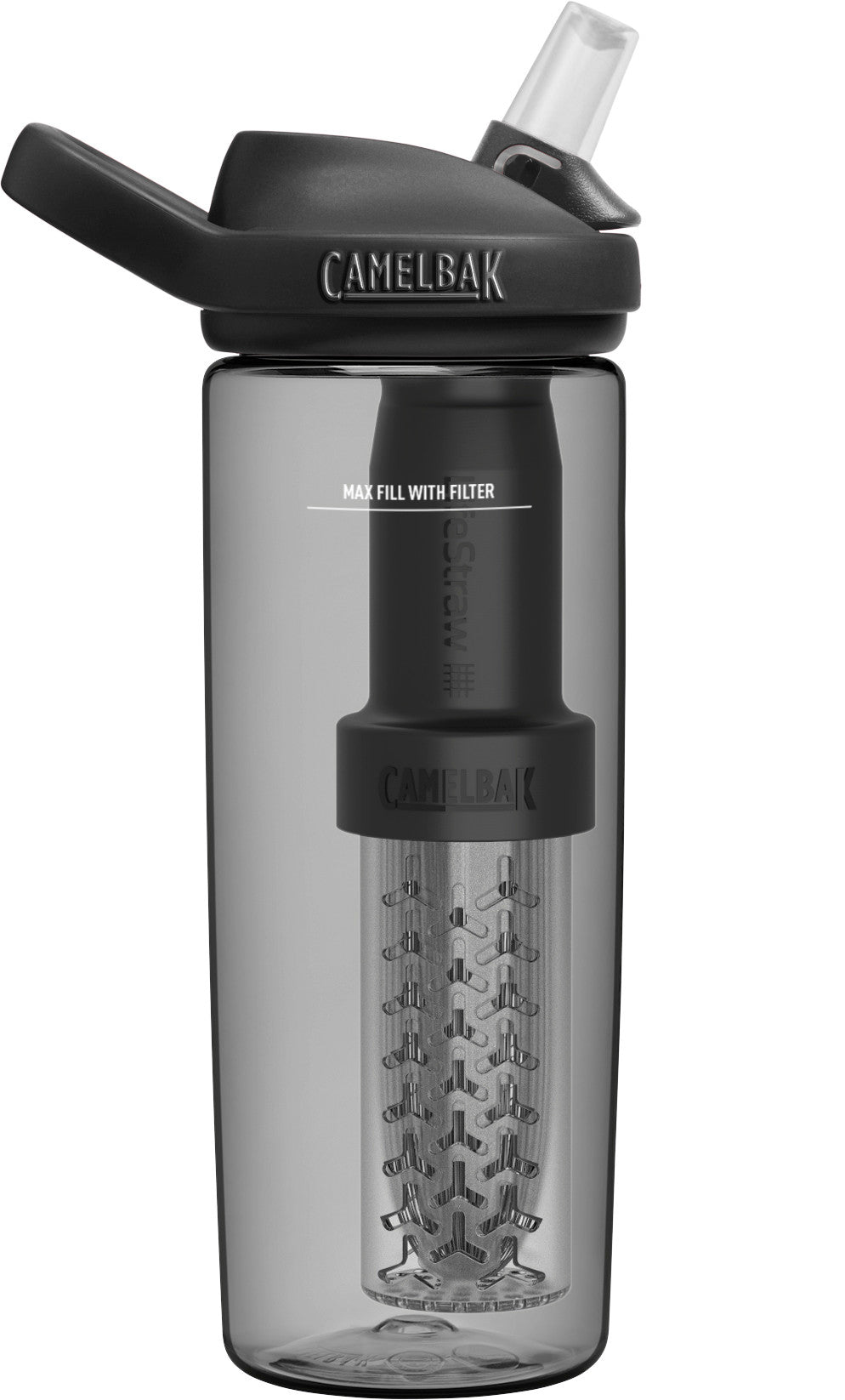 CamelBak 32oz Eddy+ Tritan Renew Water Bottle filtered by Life Straw - Clear