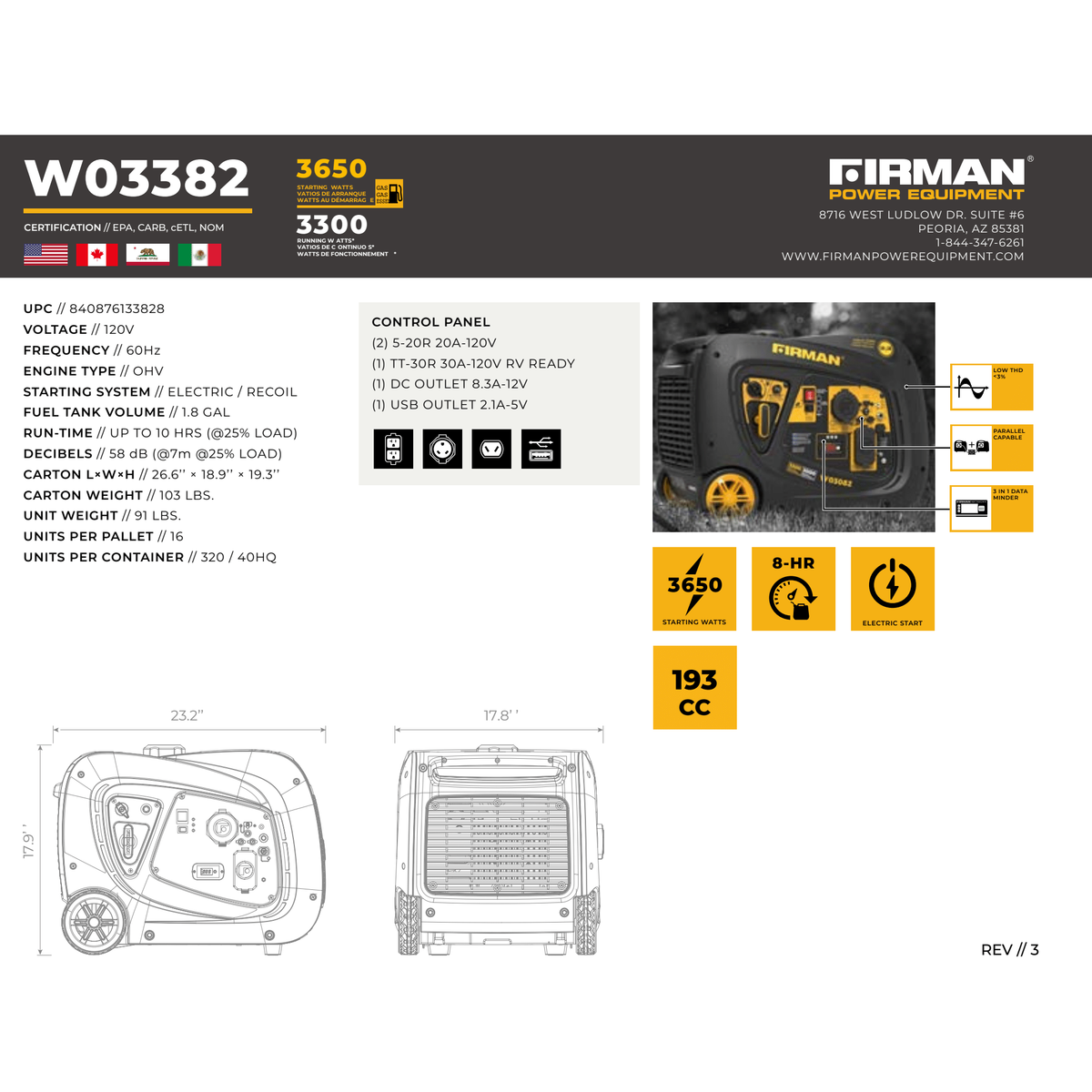 Firman Warranty – Outdoor Essential Gear
