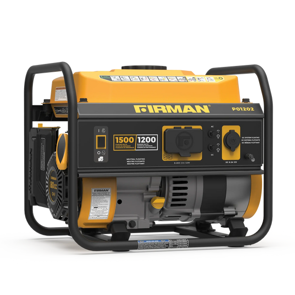 1500/1200 Watt Recoil Start Gas Portable Generator – Outdoor Essential Gear