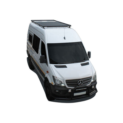 Mercedes-Benz Sprinter 144in/170in / L2/L3 / MWB/LWB Wheelbase w/OEM Tracks (2006-Current) Slimline II Roof Rack Kit / Tall