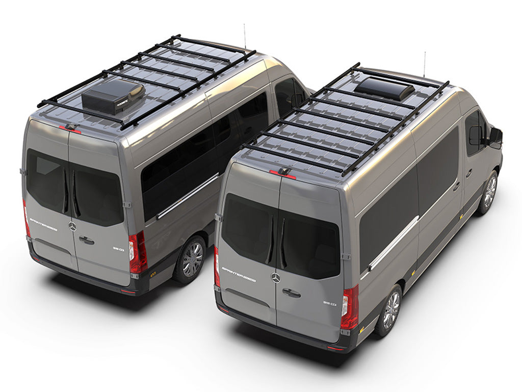 Mercedes-Benz Sprinter (L2H2/144in MWB/High Roof) (2006-Current) Slimpro Roof Rack Kit