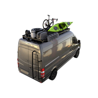 Mercedes-Benz Sprinter 2Gen/3Gen 170in/L3/LWB Wheelbase w/o OEM Tracks (2006-Current) Slimline II Roof Rack Kit / Tall Front Runner